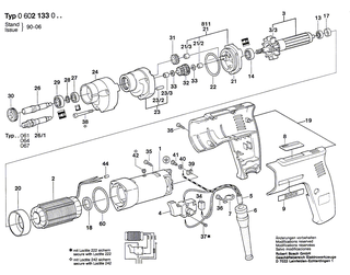 BOSCH Handgriff | Ersatzteile f�r GR.57, Hf-Bohrmaschine - 3605132038