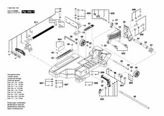 BOSCH Anschlag | Ersatzteile für GCB 120 | 1619PA8991
