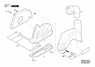 BOSCH Senkschraube | Ersatzteile fr GA50 DC | 1603490A07