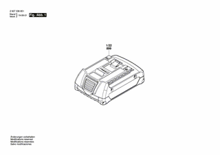 BOSCH Klebeschild | Ersatzteile fr Akku-Paket | 160111C0PB