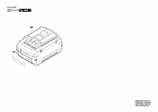 BOSCH Einschub-Akkupaket 18V,2,6Ah,Li,MS | Ersatzteile fr Einschub-Akkupaket | 2607336353