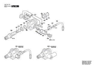 BOSCH Fl�gelrad | Ersatzteile f�r GDB 1600 WE, GDB 2200 WE - 3605510041