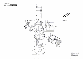 BOSCH Feder | Ersatzteile für MRF01 | 2610001606