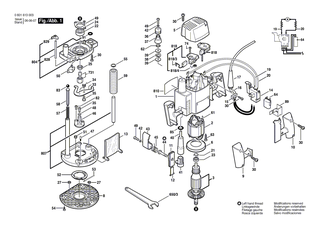 BOSCH Faltenbalg | Ersatzteile für GOF 1200 A, GOF 1200 - 3605510548