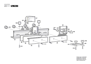 BOSCH Schutzverkleidung | Ersatzteile f�r RA1181 | 2610915134