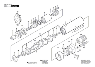 BOSCH Befestigungsflansch | Ersatzteile f�r 180 WATT-SERIE - 3605700044
