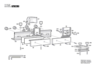 BOSCH Schraube | Ersatzteile für RA1171 | 2610927712
