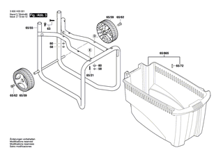 BOSCH Auffangbehlter | Ersatzteile fr AXT 22 D | 2609006904