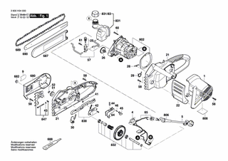 BOSCH Sägekette AKE 40 | Ersatzteile für AKE 30, AKE 35, AKE 40 | 2609007365