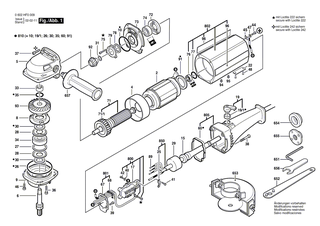 BOSCH Lagerflansch | Ersatzteile f�r USW(J)77, USW(J)77..S 3 - 3605820064