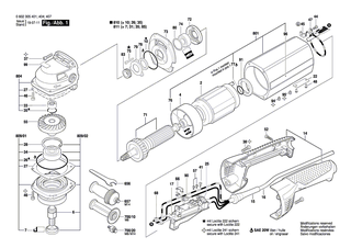 BOSCH Lagerflansch | Ersatzteile f�r USW(J)77, USW(J)77..S 3 - 3605820064