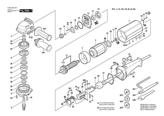 BOSCH Lagerflansch | Ersatzteile f�r USW(J)77, USW(J)77..S 3 - 3605820064
