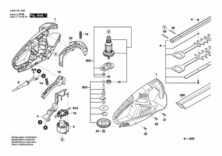 BOSCH Schaltsegment | Ersatzteile fr AHS 45-16 | 1619X06327