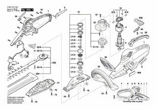 BOSCH Umlenkblech | Ersatzteile fr AHS 55-26 | 2609004996