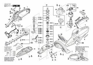 BOSCH Hebel | Ersatzteile für AHS 63-26 | 2609007141