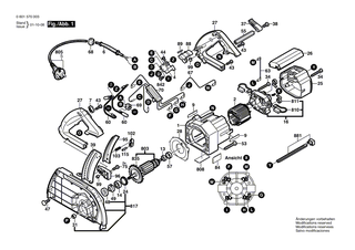 BOSCH L�fter | Ersatzteile f�r GDB 1600 DE, GDB 1600 WE - 3606610002