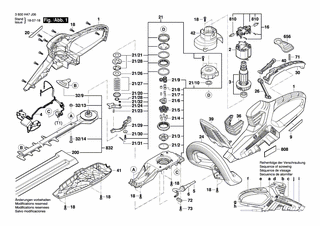 BOSCH Hebel | Ersatzteile für AHS 70-34 | 2609007141