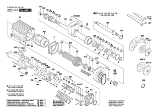 BOSCH Elektr Leitung | Ersatzteile f�r Hf-Geradschleifer, Geradschleifer - 3607030239