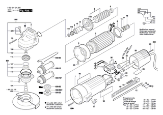 BOSCH Getriebegehaeuse | Ersatzteile f�r Winkelschleifer, Hf-Winkelschleifer - 3607030251