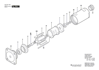 BOSCH Ersatzteilgruppe 5 STUECK | Ersatzteile f�r 550 WATT-SERIE, 370 WATT-SERIE - 3607030260