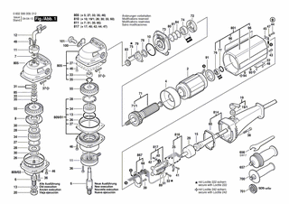 BOSCH Lagerflansch | Ersatzteile f�r Hf-Winkelschleifer,...