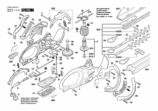 BOSCH Halter | Ersatzteile fr AHS 7000 PRO-T | 2608040167