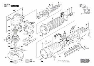 BOSCH Teilesatz | Ersatzteile f�r Winkelschleifer -...