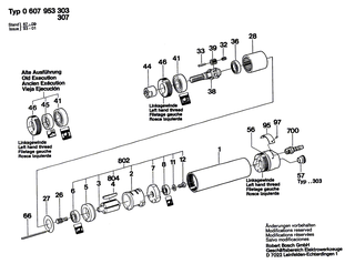 BOSCH Ersatzteilgruppe | Ersatzteile f�r 180 WATT-SERIE - 3607031047