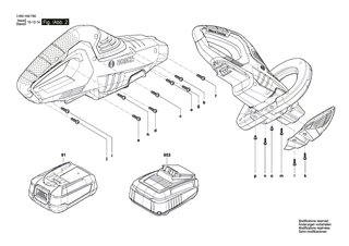BOSCH Messerschutz | Ersatzteile fr AHS 50-20 LI | 1600A004SL