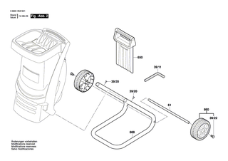 BOSCH Knopf | Ersatzteile für AXT RAPID 2000 | F016L64667