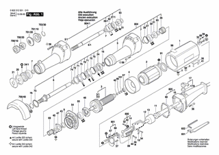 BOSCH Ersatzteilgruppe | Ersatzteile f�r Geradschleifer,...