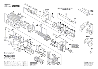 BOSCH Befestigungssatz | Ersatzteile f�r Geradschleifer, Hf-Geradschleifer - 3607031290