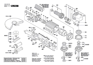 BOSCH Federnsatz | Ersatzteile f�r Geradschleifer, Hf-Geradschleifer - 3607031296