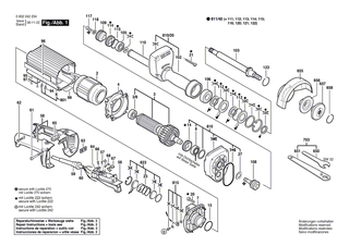 BOSCH Erdungsmaterialsatz | Ersatzteile f�r Hf-Geradschleifer, Geradschleifer - 3607031299