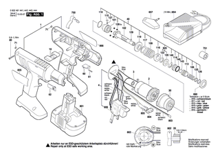 BOSCH Bausatz | Ersatzteile f�r EXACT 9, EXACT 7 - 3607031535