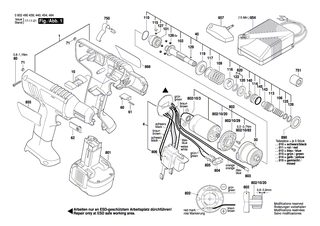 BOSCH Gleichstrommotor 9,6V | Ersatzteile f�r EXACT 9 - 3607031551