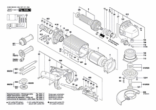 BOSCH Lagerflansch | Ersatzteile f�r HWS 85/180, HWS...