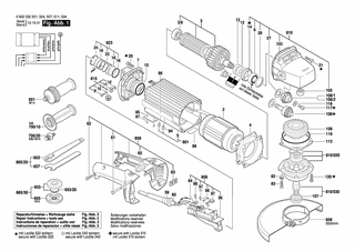 BOSCH Lagerflansch | Ersatzteile f�r HWS 88/230, HWS...
