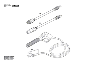 BOSCH Schraube | Ersatzteile für AQUATAK 115 PLUS | F016F03335