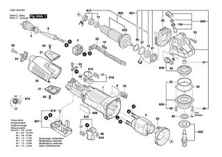 BOSCH Schleifspindel | Ersatzteile f�r GBR 15 CA, GBR 15 CAG - 3607031754
