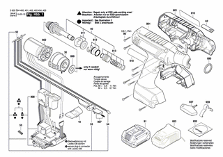 BOSCH Motorbaugruppe | Ersatzteile f�r EXACT ION 8-1100,...