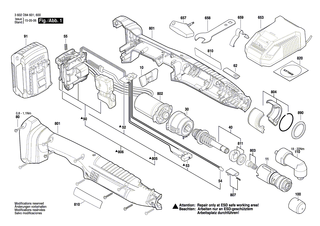 BOSCH Elektronikmodul | Ersatzteile f�r ANGLE EXACT ION...