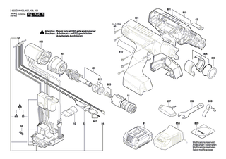 BOSCH Schildersatz | Ersatzteile f�r EXACT ION 12-700 WK...