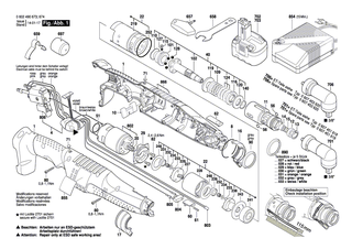 BOSCH EL-Baugruppe | Ersatzteile f�r ANGLE EXACT 30, ANGLE EXACT 23 - 3607200109