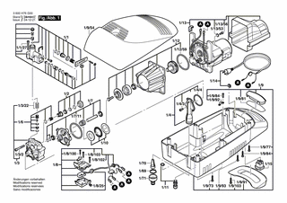 BOSCH Netzanschlussleitung | Ersatzteile fr AQUATAK 10 | F016F03058