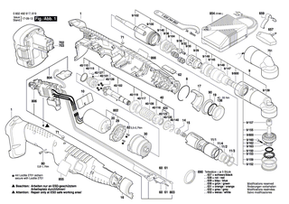 BOSCH EL-Baugruppe | Ersatzteile f�r ANGLE EXACT 40-280, ANGLE EXACT 30-380 - 3607200114