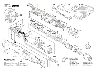 BOSCH EL-Baugruppe | Ersatzteile f�r ANGLE EXACT 40-280, ANGLE EXACT 30-380 - 3607200114