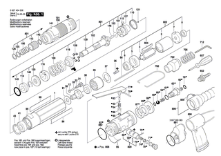 BOSCH Schraubendreher | Ersatzteile für ANGLE EXACT 40-280, ANGLE EXACT 30-380 - 3607950027