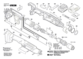 BOSCH Schraubendreher | Ersatzteile für ANGLE EXACT 40-280, ANGLE EXACT 30-380 - 3607950027