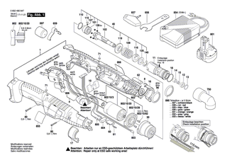 BOSCH Schraubendreher | Ersatzteile für ANGLE EXACT 40-280, ANGLE EXACT 30-380 - 3607950027